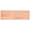 vidaXL Stolová doska svetlohnedá 200x60x(2-6)cm ošetrený masív hrany