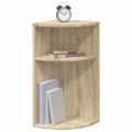 vidaXL Koncový stôl Sonoma dub 29,6 x 29,6 x 60 cm Kompozitné drevo
