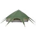 vidaXL Teepee stan pre 9 osôb 9-miestny Zelená a šedá