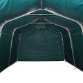 vidaXL Odnímateľný prístrešok pre hospodárske zvieratá tmavozelený 3,3x4,8 m PVC 550 g/m²