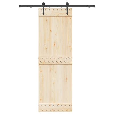 vidaXL Kovanie na posuvné dvere čierne 152,5 cm oceľové