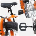 vidaXL BMX Bicykel 16 Palcov pre deti vo veku 5-8 rokov Oranžová