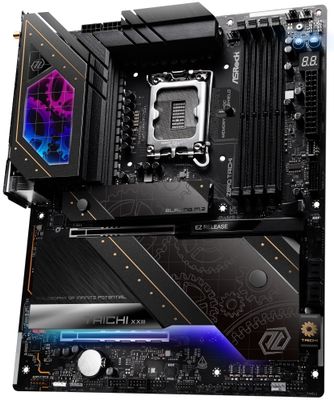 ASRock Z890 Taichi / Intel Z890 / LGA1851 / 4x DDR5 / 6x M.2 / 2x Thunderbolt 4 / WiFi / ATX Základná doska, Intel Z890, LGA1851, 4× DDR5 DIMM (max. 256GB), 6× M.2, HDMI, 2× Thunderbolt 4, Wi-Fi, ATX