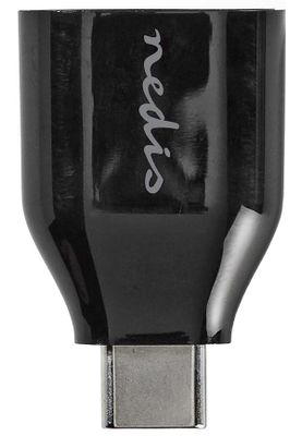 Nedis CCGB60915BK - USB 3.0 Adaptér | Typ-C Zástrčka - A Zásuvka | Čierna farba Redukcia, adaptér, zástrčka USB-C, zásuvka USB, rozhranie USB 3.0, čierna