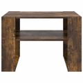 vidaXL Konferenčný stolík Dymová dub 66 x 53 x 45 cm Kompozitné drevo