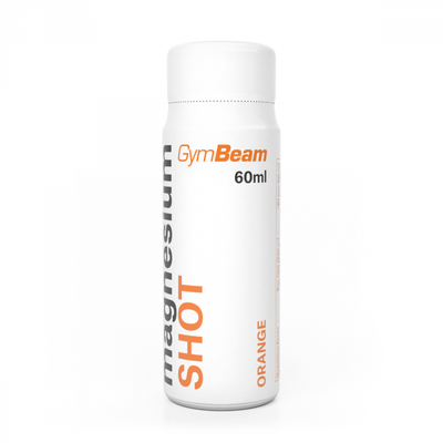 Magnéziový shot - GymBeam, pomaranč, 60 ml