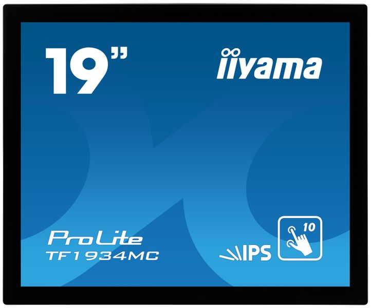 19'' iiyama TF1934MC-B7X: IPS, 1280x1024, capacitive, 10P, 350cd/m2, VGA, DP, HDMI, IP65, čierny