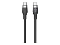 USB kábel - USB-C (M) do USB-C (M) - USB 2.0 - 1,5 m - USB Power Delivery (60W), technológia Extended Power Range (EPR) - čierna