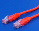 UTP patchkabel kat. 5e, 7,5m, červený