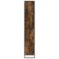 vidaXL Vysoké skrinky Dymová dub 60 x 36 x 200 cm Kompozitné drevo