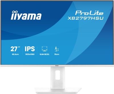 iiyama ProLite/XB2797HSU-W1/27''/IPS/FHD/120Hz/1ms/Biela/5R