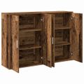 vidaXL Servírovacia skriňa 2 ks Staré drevo 60 x 31 x 84 cm
