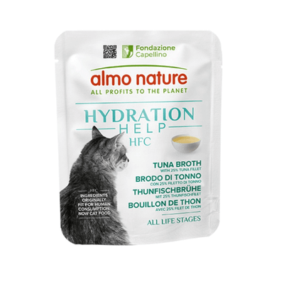 Almo Nature HFC Cat Hydratation Help pre mačky - vývar z tuniaka 50g