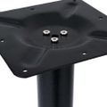 vidaXL Noha pre bistro stôl čierna 76x76x107 cm liatina