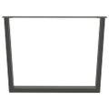 vidaXL Nohy k jedálenskému stolu v tvare V, 2 ks, antracitové, 100 x (72-73,3) cm, oceľ
