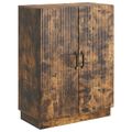 vidaXL Servírovacia skriňa Dymový dub 66 x 34,5 x 87 cm