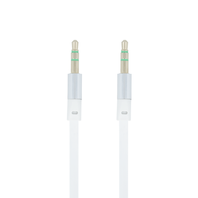 Forever audio kábel jack 3,5 mm - jack 3,5 mm 1,0 m biely