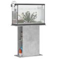 vidaXL Stojan na akvárium betónový sivý 75x36x72,5 cm kompozitné drevo