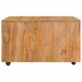 vidaXL Konferenčný stolík 80x80x40 cm masívne teakové drevo