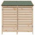 vidaXL Záhradný prístrešok so strechou Prírodná 106 x 56 x 113,5 cm