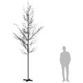 vidaXL Kvitnúca čerešňa LED strom teplá biela 672 LED 400 cm