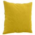 vidaXL Dekoratívne vankúše 2 ks žlté 40x40 cm zamat