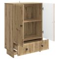 vidaXL Servírovacia skriňa Remeselný Dub 66 x 34,5 x 95 cm