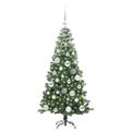 vidaXL Vianočný stromček Zelená 120 cm PVC