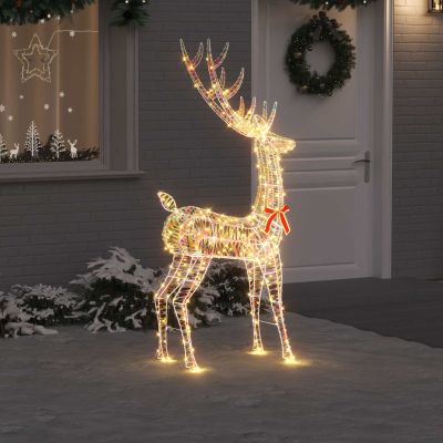 vidaXL 3D sob 250 LED Teplá biela 96 x 40 x 180 cm PET