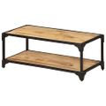 vidaXL Konferenčný stolík 90x45x35 cm surový mangový masív