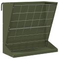 vidaXL Feeder na seno Olivovo zelená 71 x 33 x 70 cm 5 kg