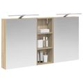 vidaXL Set kabinetov do kúpeľne 3 ks 130 x 14,5 x 70 cm