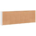 vidaXL Komoda s LED svetlami biela 283x37x100 cm