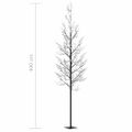 vidaXL Vianočný stromček 1200 LED farebné svetlo kvety čerešne 400 cm