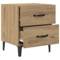 vidaXL Skriňa pod posteľ 2 ks Remeselný dub 40 x 35 x 47,5 cm