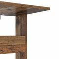 vidaXL Bočný stôl Staré drevo 40 x 35 x 60,5 cm Kompozitné drevo