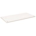 vidaXL Doska stolíka biela 100x60x2,5 cm masívne borovicové drevo