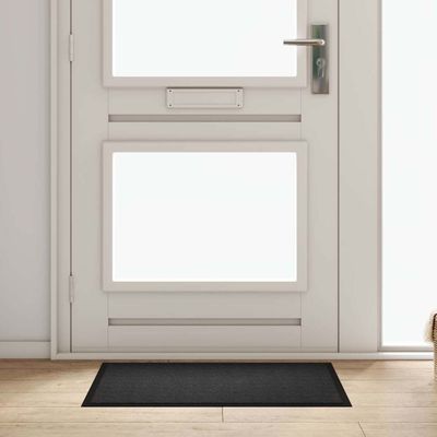 vidaXL Rohož Antracit 60 x 40 x 1.2 cm Teddy látka