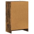 vidaXL Botník dymový dub 60x35x92 cm spracované drevo