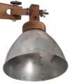 vidaXL Nástenné lampa 25 W starožitná strieborná E27