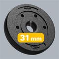 Sada bitumenových závaží 4x1,25 kg, 31 mm, REBEL ACTIVE RBA-2100