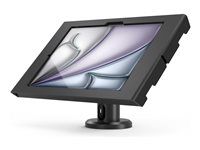 Black - Montážna sada (stojan, kryt) - odkrytá predná/zadná kamera a senzory - pre tablet - uzamykateľný - kovový rám - čierna - veľkosť obrazovky: 11" - montážne rozhranie: 100 x 100 mm - na stôl - pre Apple 11-inch iPad Air (M2, M3)