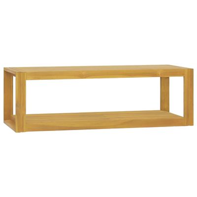 vidaXL Nástenná kúpeľňová skrinka 110x45x35 cm masívne tíkové drevo