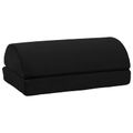 vidaXL 44 x 29 x 17 cm Pevný PU pena Čierna