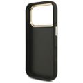 Guess Case 4G PU Leather Case Big 4G And Classic Logo With Big 4G PU Nylon Strap And Metal Camera And Buttons For iPhone 17 Pro Black