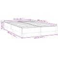 vidaXL Posteľný rám s boxspringom zelená 120x200 cm látka