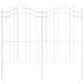 vidaXL Záhradný plot WOERDEN 240 x 215 cm Povrchovo upravená oceľ