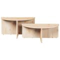 vidaXL Konferenčný stolík 2 ks Prírodná 79 x 39,5 x 40 cm