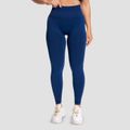 Dámske bezšvové legíny Sculpt Navy - GymBeam, veľkosť L