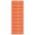 vidaXL Utierky na umývanie FROGN 10 ks oranžové 30x30 cm 360 g/m²